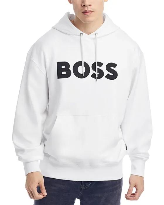 Sullivan Cotton Embroidered Logo Regular Fit Hoodie