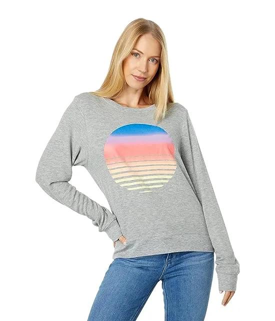 Sunset Baggy Beach Sweatshirt