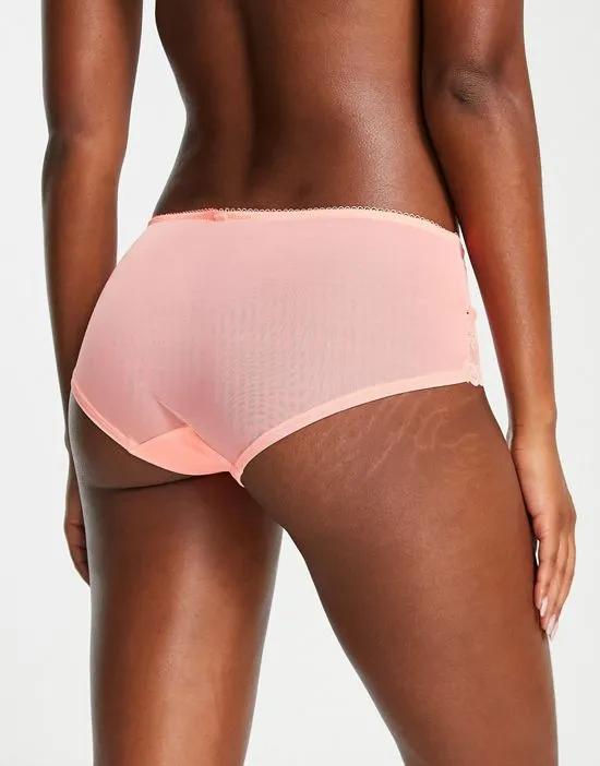 superboost lace briefs in coral