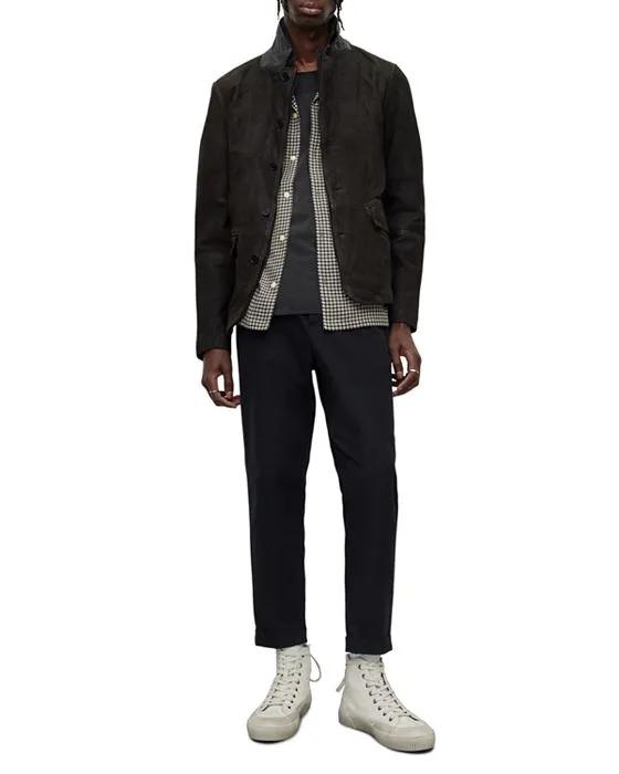 Survey Regular Fit Leather Blazer