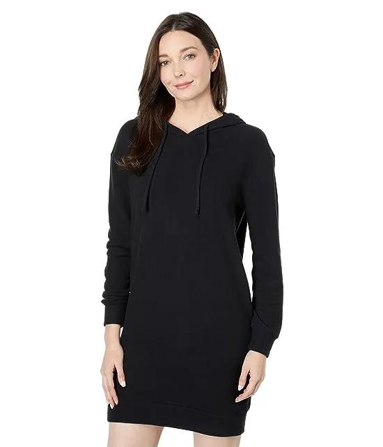 Sustainable Bliss Knit Long Sleeve Hooded Dress