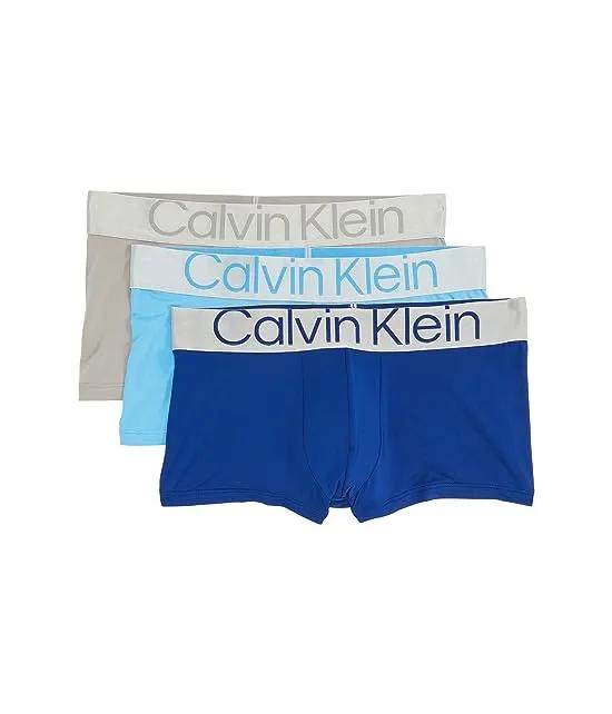 Sustainable Steel Micro Low Rise Trunks 3-Pack