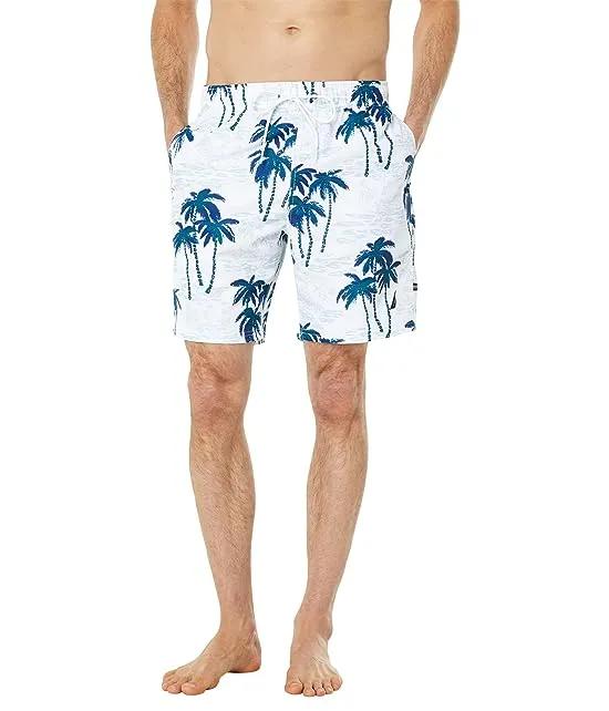 Sustainably Crafted 8" Tropical Print Swim