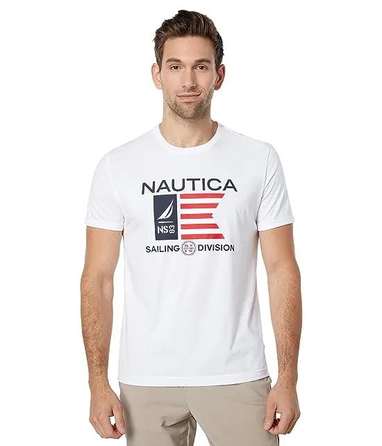 Sustainably Crafted American Sailing Division Graphic T-Shirt