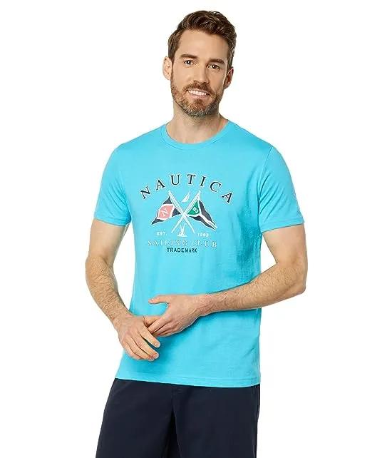 Sustainably Crafted Sailing Club Graphic T-Shirt