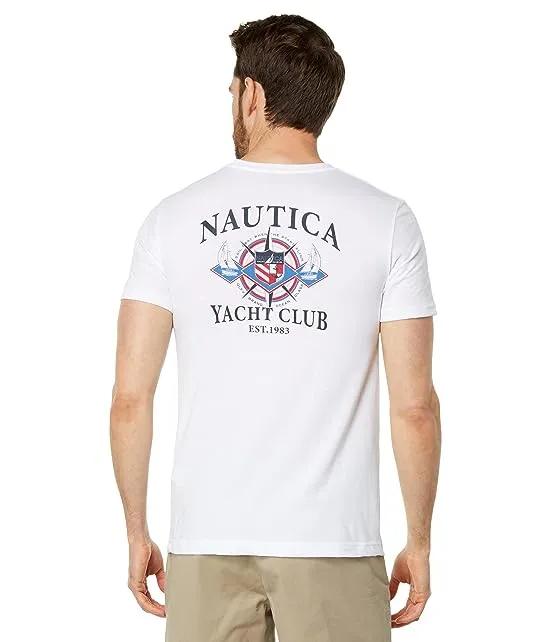 Sustainably Crafted Yacht Club Graphic T-Shirt