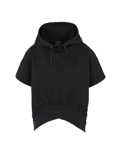 Sweaters and Sweatshirts 8 by YOOX ORGANIC COTTON CROPPED S/SLEEVE HOODIE
