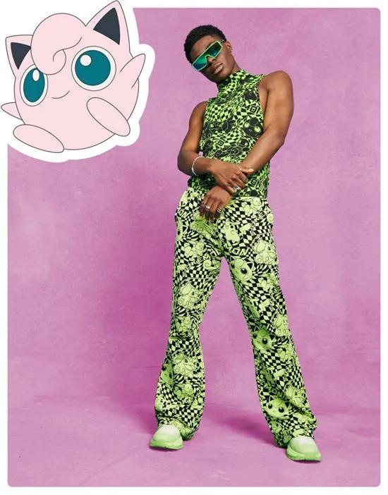 sweatpants with Pokemon all over prints