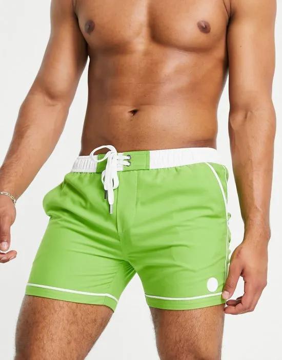 swim shorts in green