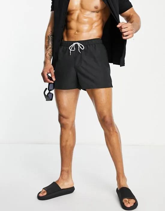 swim shorts in short length in black
