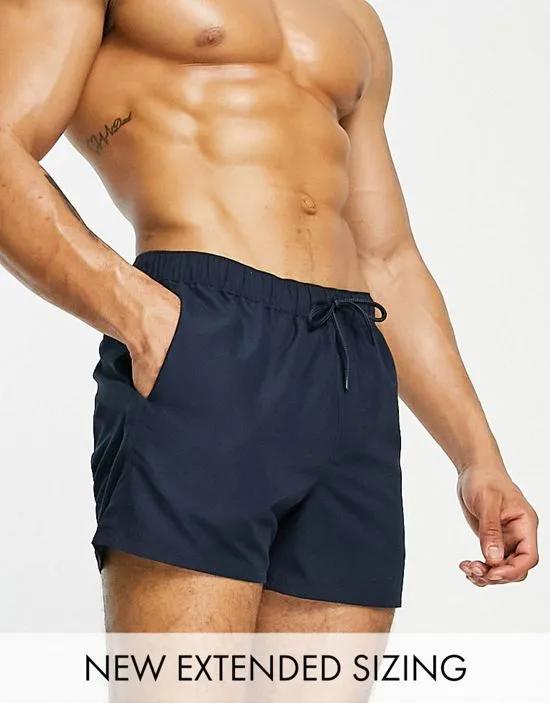 swim shorts in short length in navy