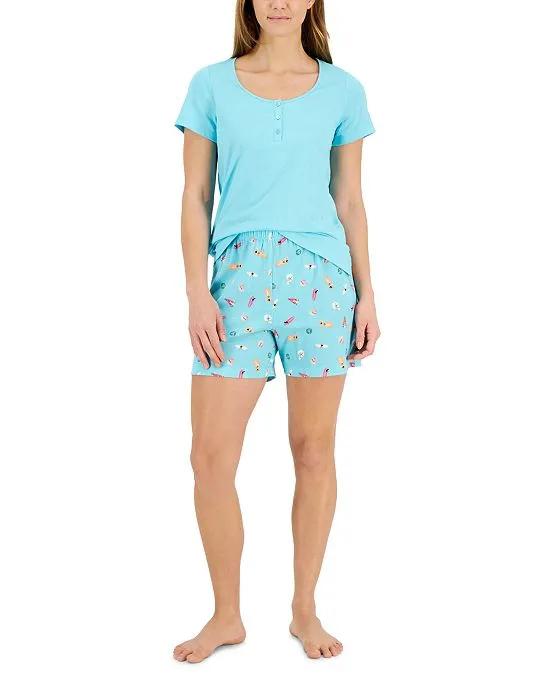 T-Shirt & Shorts Pajama Set, Created For Macy's