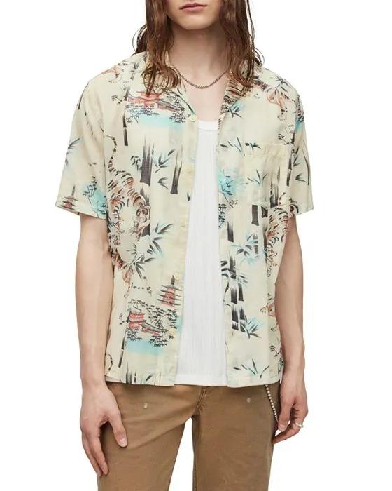 Tagise Relaxed Fit Cotton Short Sleeved Shirt