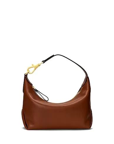 Tan Leather Handbag LEATHER SMALL KASSIE SHOULDER BAG
