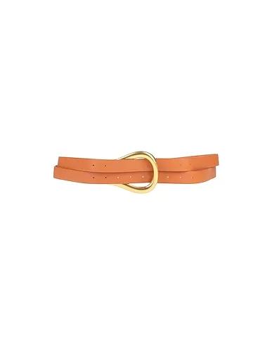 Tan Leather High-waist belt