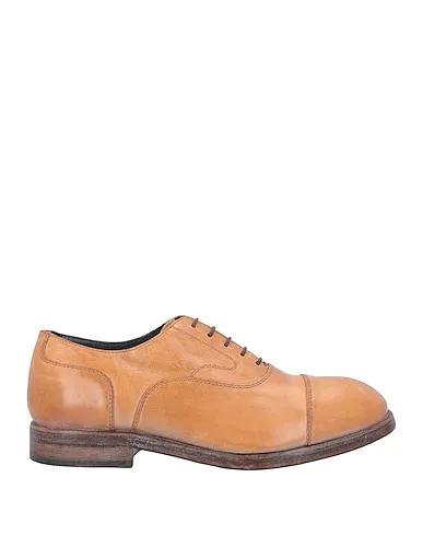 Tan Leather Laced shoes