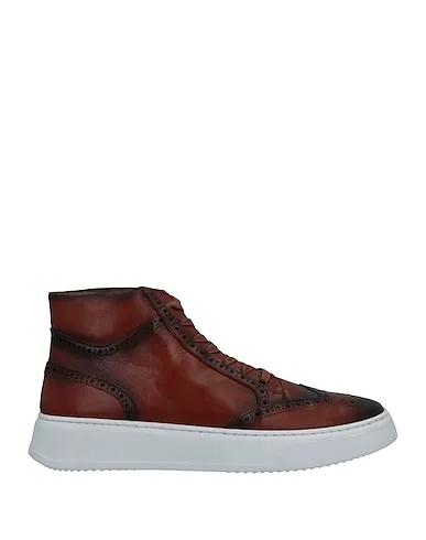 Tan Leather Sneakers