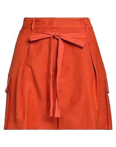 Tan Plain weave Shorts & Bermuda