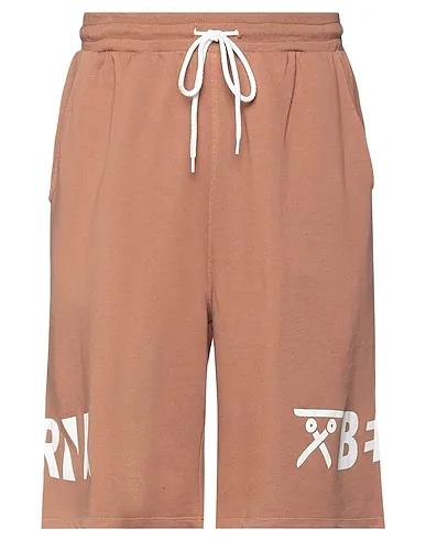Tan Sweatshirt Shorts & Bermuda