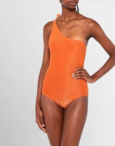 Tan Synthetic fabric One-piece swimsuits