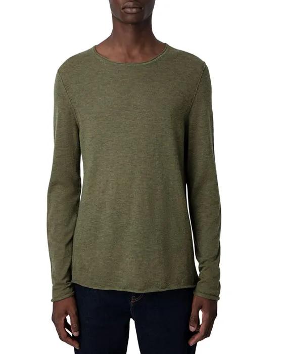 Teiss CP Cashmere Solid Crewneck Sweater 