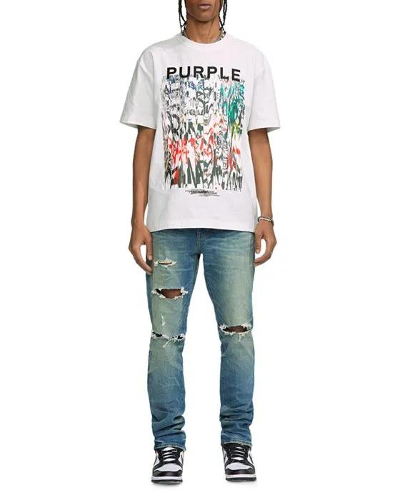 Textured Jersey Short Sleeve Graphic Tee