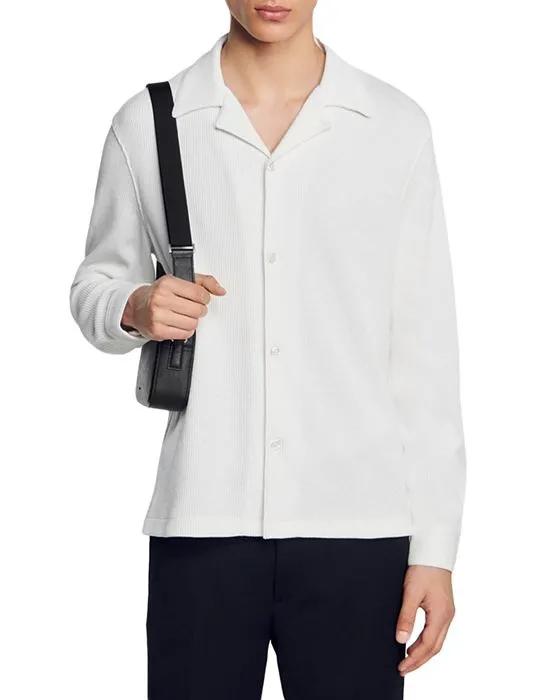 Textured Long Sleeve Shirt 