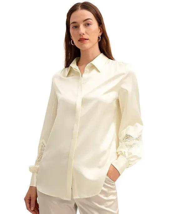 The Armeria Lace Blouse for Women