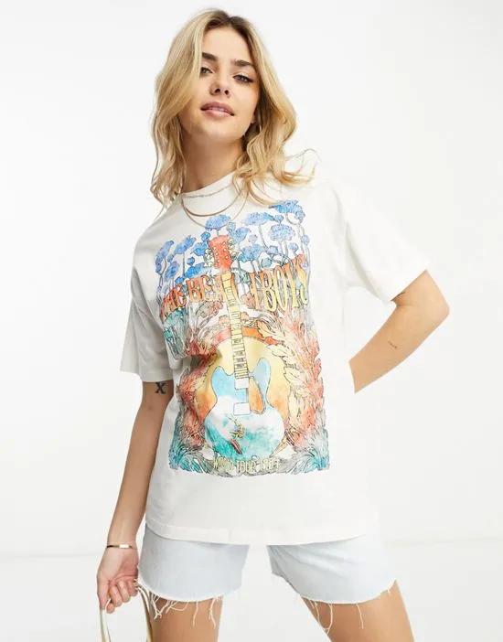 'The Beach Boys' graphic t-shirt in white