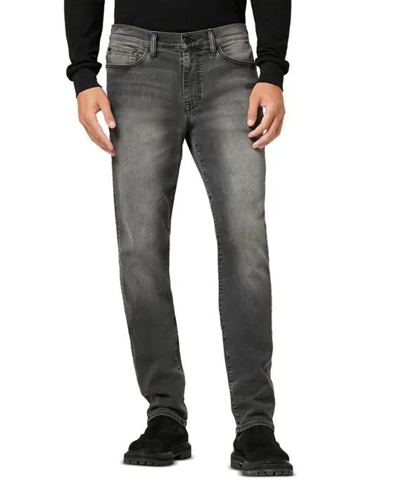 The Brixton Slim Fit Jeans in Elmm Gray Wash