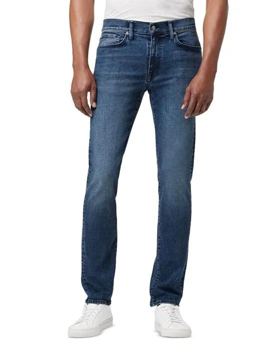 The Brixton Slim Fit Jeans in Farley Blue Wash