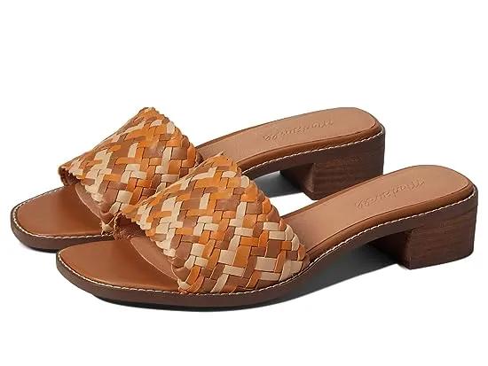 The Cassady Mule in Woven Leather