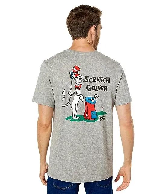 The Cat Scratch Golfer Tee