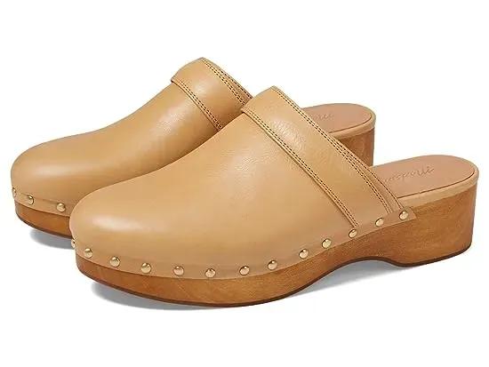 The Cecily Clog in Oiled Leather