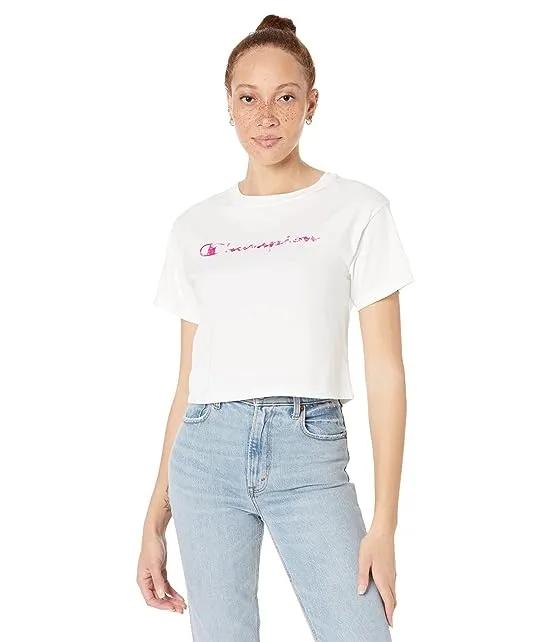 The Cropped Tee - Space Dye