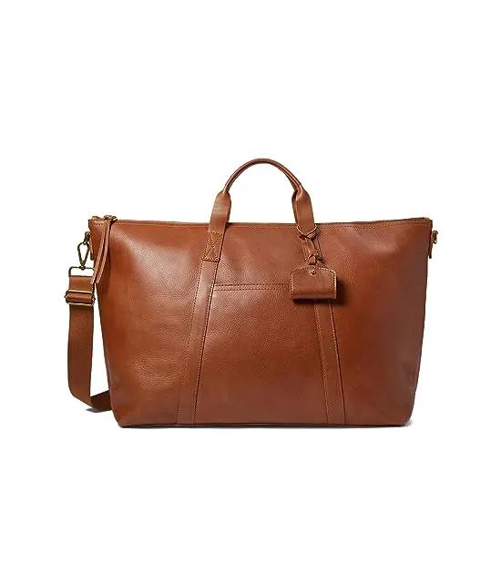 The Essential Overnight Bag in Leather