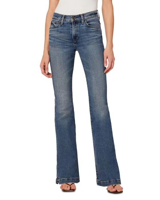 The Frankie Mid Rise Bootcut Jeans in Comfort Zone