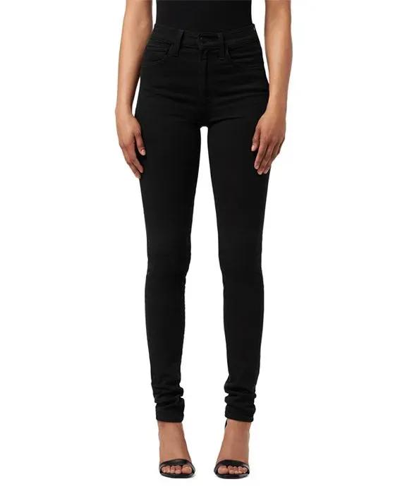The High Rise Twiggy Skinny Jeans in Black