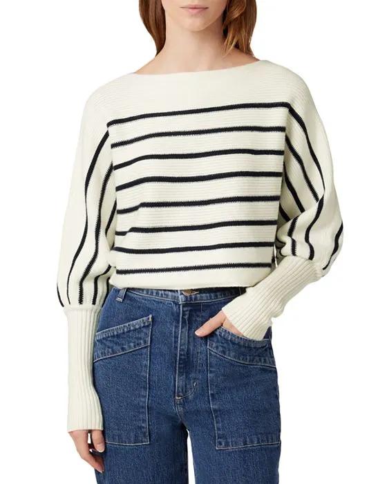 The Karina Breton Stripe Cropped Sweater