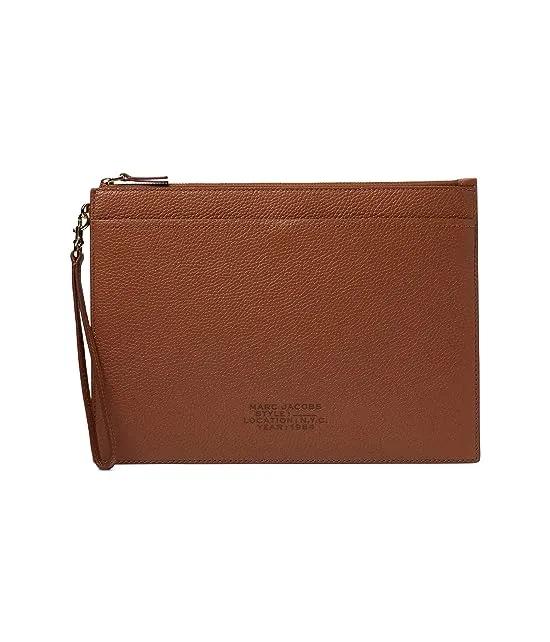 The Large Leather Wristlet