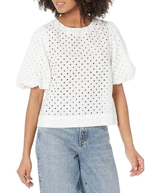 The Lorraine Broderie Top