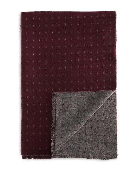 The Men's Store at Bloomingdale's Reversible Dots Woven Scarf - 100% Exclusive 