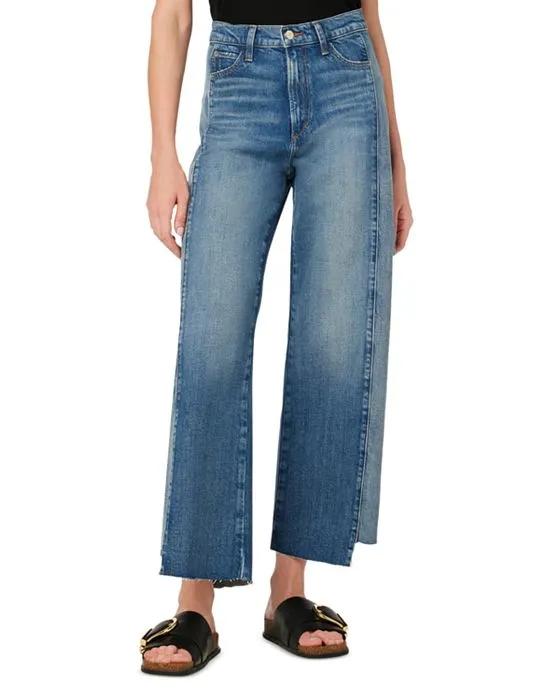 The Mia High Rise Wide Leg Ankle Jeans in On My Mind
