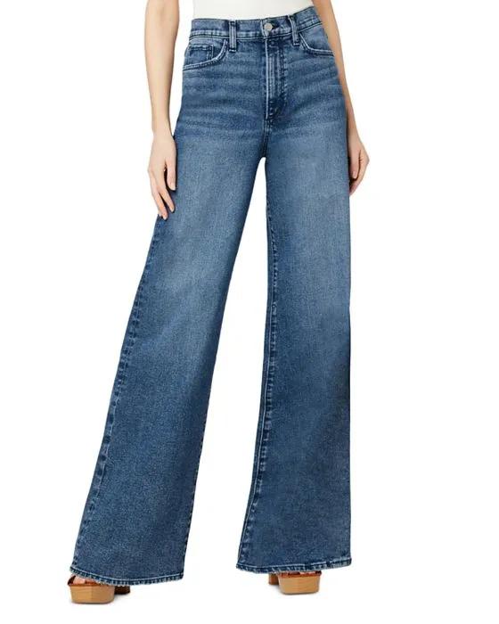 The Mia High Rise Wide Leg Jeans in Bravery
