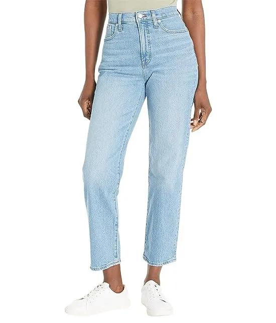 The Perfect Vintage Straight Jean in Ferman Wash