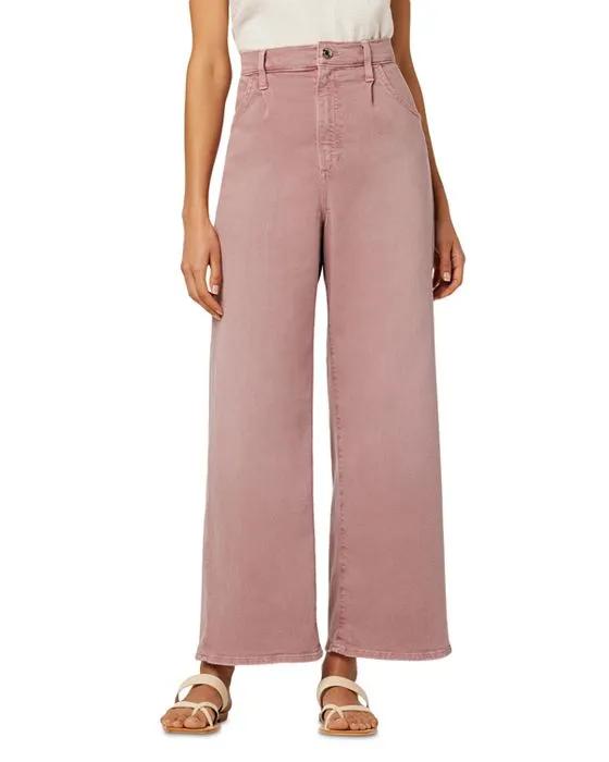 The Pleated Wide Leg Jeans in Nostalgia