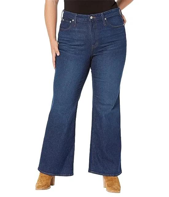 The Plus Perfect Vintage Flare Jean in Beaucourt Wash