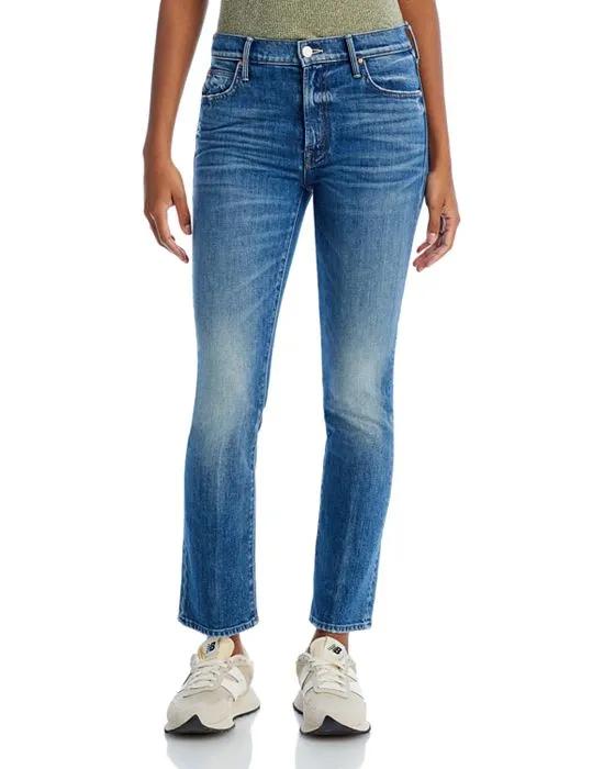 The Rascal Mid Rise Ankle Straight Jeans in A Little Dirt Never Hurt