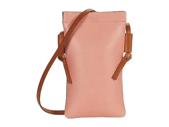 The Smartphone Crossbody Bag in Colorblock Leather