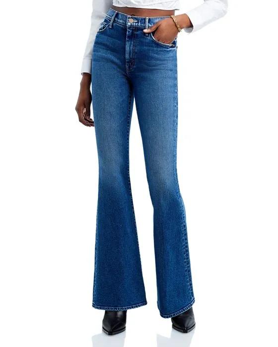 The Super Cruiser High Rise Flare Jeans in Smashing Banjos